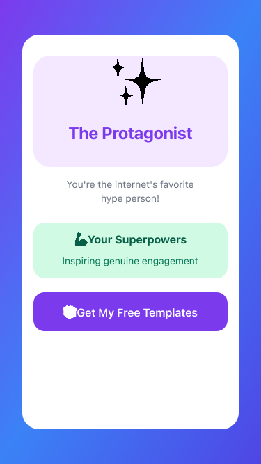 Your Posting Personality - Farcaster Mini Apps screenshot