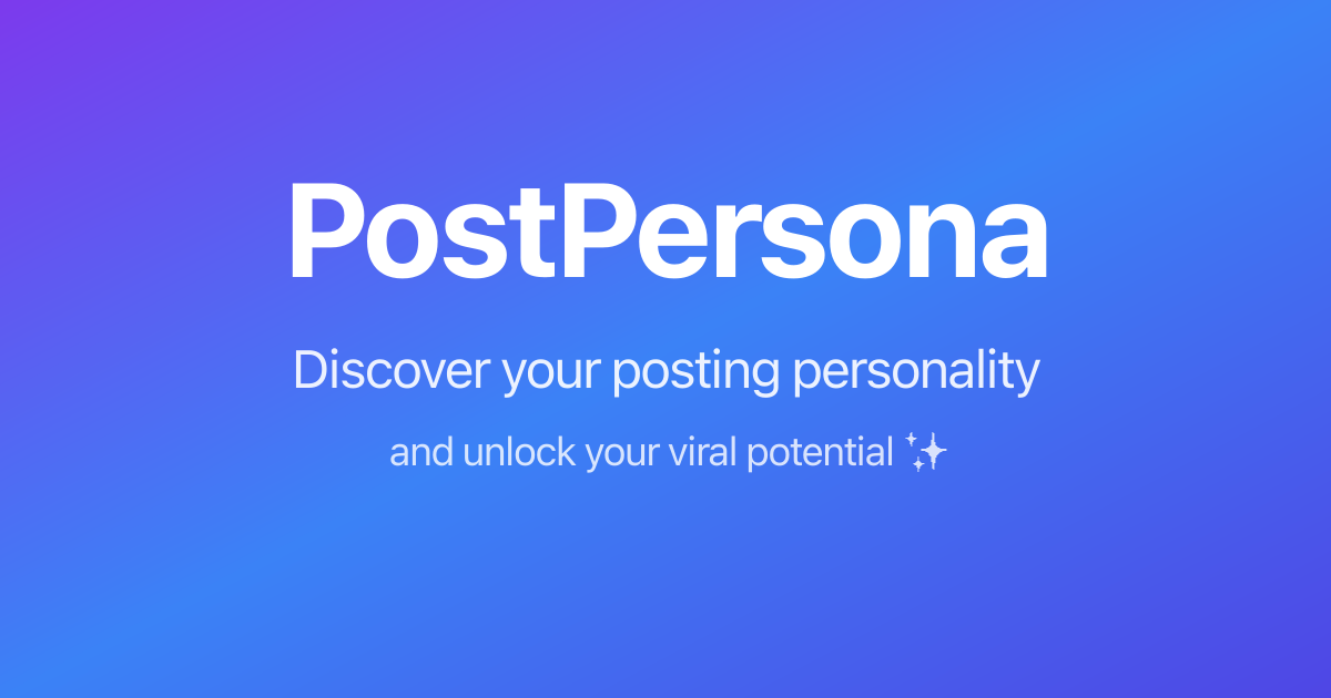 Your Posting Personality - Farcaster Mini Apps